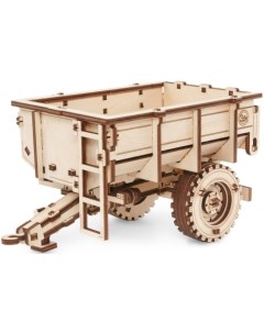 Сборная модель 3D EWA Прицеп к трактору Беларус 82 2022 Eco wood art