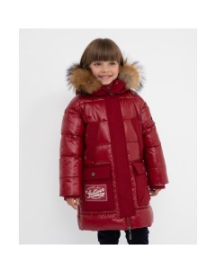 Пальто зимнее стеганое для девочки 22102GMC4505 Gulliver