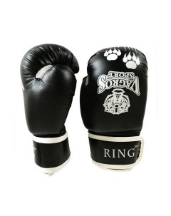 Боксерские перчатки Ring RS508 8oz черный Vagro sport