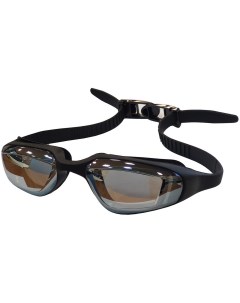 Очки для плавания зеркальные взрослые E39694 черный Sportex