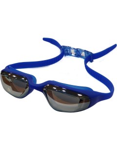 Очки для плавания зеркальные взрослые E39696 синий Sportex