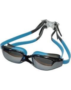 Очки для плавания зеркальные взрослые E39691 голубо серый Sportex