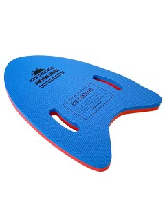 Доска для плавания 2 х цветная с ручками 31х42х2 5 см E32994 сине красная Sportex