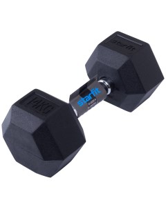 Гантель гексагональная DB 301 14 кг обрезиненная черный Starfit