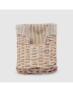 Хлебница корзинка 18х11х19 текстильная багет East willow