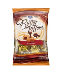 Молочные конфеты с шоколадной начинкой Butter Toffees 90 г Arcor