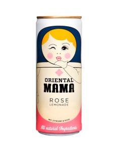 Лимонад Oriental Mama роза 250 мл Mama lemonades