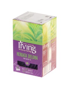 Чай зеленый 20 пакетиков Irving