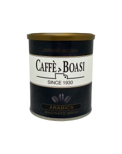 Кофе молотый Latina MOKA 100 Arabica 250 г Caffe boasi