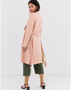 Легкое розовое пальто Miss selfridge