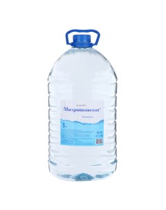 Вода питьевая Митропольская негазированная 5 л Bianca ferrari