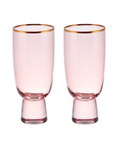 Набор бокалов Трианна 410 мл 2 шт розовый Lenox