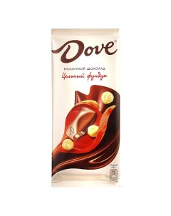 Шоколад молочный с цельным фундуком 90 г Dove