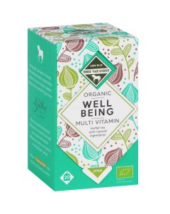 Чайный напиток Organic Well Being Multi Vitamin Herbal Tea 20 пакетиков Thee van oordt