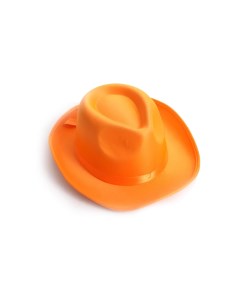 Шляпа с лентой оранжевая Yiwu shenkun craftwo
