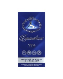 Шоколад Вдохновение горький с миндалем 75 100 г Бабаевский