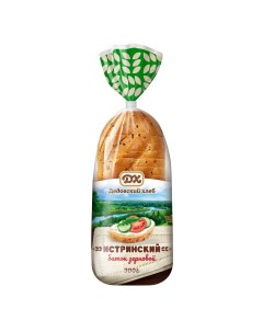 Батон Истринский зерновой нарезка 300 г Дедовский хлеб