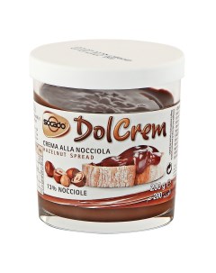 Паста шоколадная Dolcrem лесной орех 13 200 г Socado