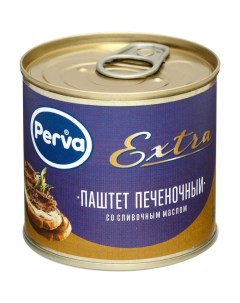 Паштет Perva Extra с говяжьей печенью 250 г Курганский мк