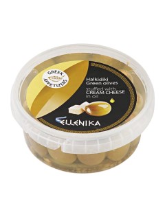 Оливки Халкидики со сливочным сыром 150 г Ellenika