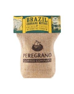 Кофе в зернах арабика Brazil Cerrado Mitsui 500 г Peregrano