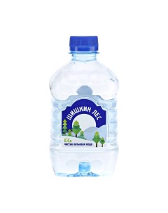 Вода питьевая газированная 0 4 л Шишкин лес