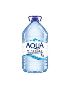 Вода питьевая негазированная 5 л Aqua minerale