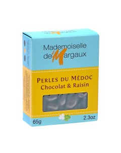 Изюм золотистый дю Медок в черном шоколаде 65 г Mademoiselle de margaux