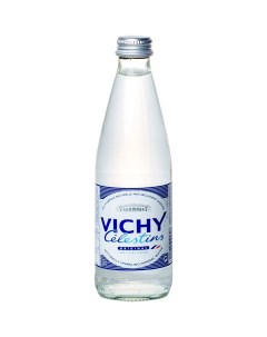 Вода минеральная газированная 0 33 л Vichy celestins