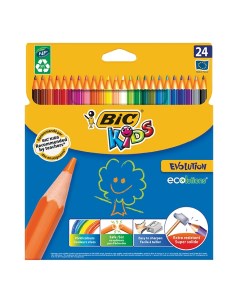 Цветные карандаши Evolution 24 цвета Bic