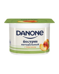 Йогурт c персиком 2 9 110 г Danone