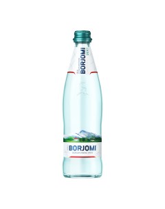 Вода минеральная газированная 0 5 л ст б Borjomi