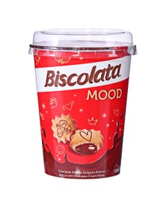 Пшеничное печенье Mood с шоколадом 125 г Biscolata