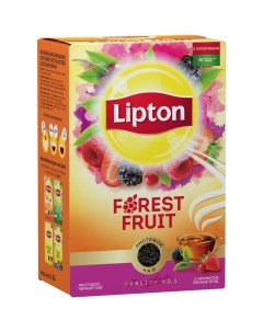 Чай Forest Fruit черный листовой с кусочками черники 85 г Lipton