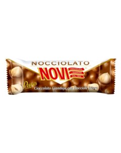 Шоколад молочный с лесным орехом 30 г Novi