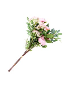 Букет цветочный Пион Космея розовый 80 см Fuzhou light