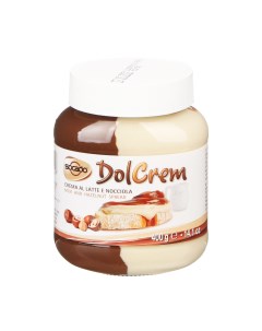 Паста шоколадная Dolcrem молочный шоколад лесной орех 400 г Socado