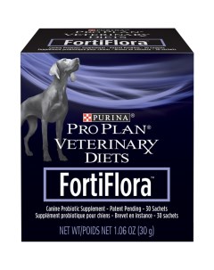 Пробиотик для собак Veterinary Diets Fortiflora 30 г Pro plan