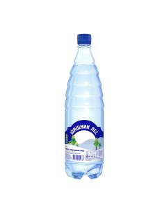 Вода питьевая газированная 1 л Шишкин лес