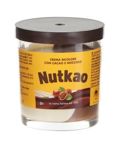 Паста шоколадная двухцветная 200г Nutkao