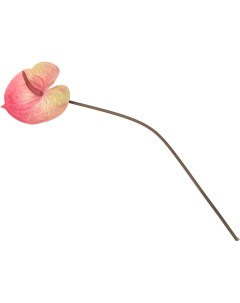 Цветок искусственный антуриум розово лиловый 47 см Dpi