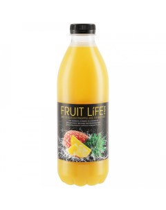 Сок ананасовый прямого отжима с 3 ех лет 1 л Fruit life juice