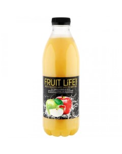 Сок яблочный прямого отжима с 3 ех лет 1 л Fruit life juice