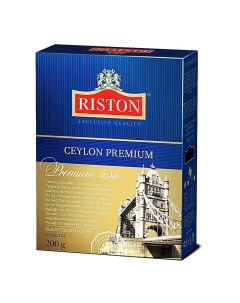 Чай черный Ceylon Premium листовой 200 г Riston