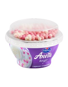 Йогурт Апети с ягодным шариками 5 105г Савушкин продукт