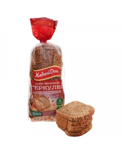 Хлеб Геркулес зерновой 500 г Хлебный дом