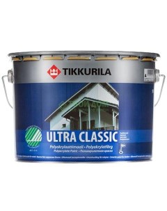 Краска Ultra Classic Полуматовая белая 2 7л Tikkurila
