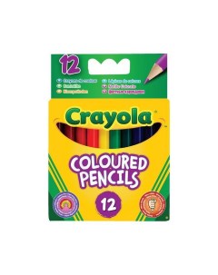 Карандаши цветные короткие 12 шт 4112 Crayola