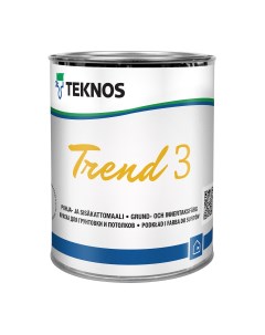 Краска Тренд 3 для стен и потолков 1 Teknos