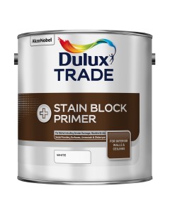 Грунтовка Stain Block Plus для блокировки старых пятен белая 1л Dulux